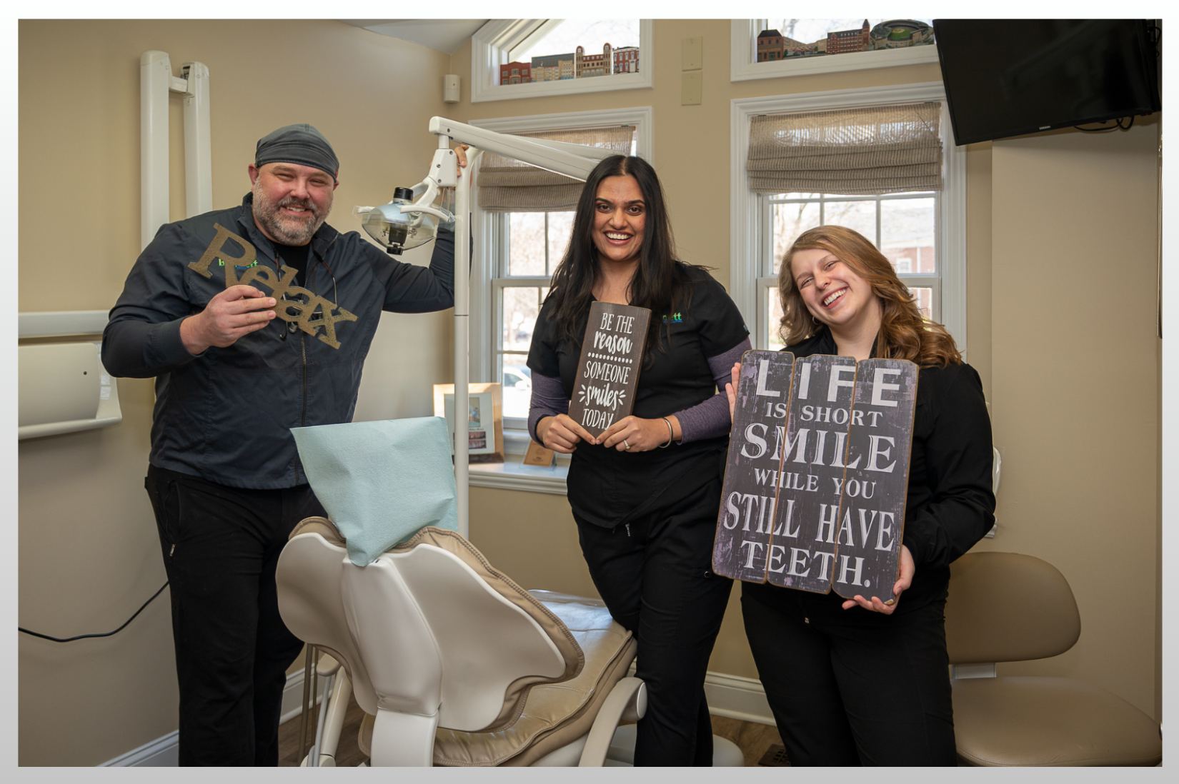 Bennett Family Dental team providing dental care in Westlake Ohio